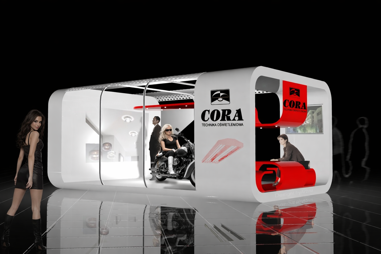 EXHIBITION BOOTH CONCEPTS: CORA LIGHTING TECHNOLOGY