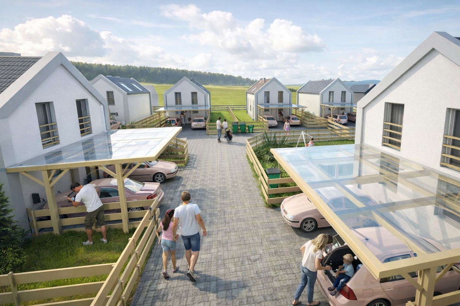 NAKŁO ŚLĄSKIE: Cost-optimized single-family housing estate